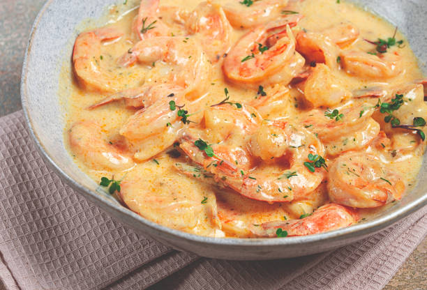Shrimp in Cream Sauce