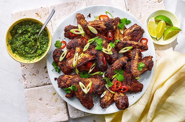 Spicy Pesto Wings